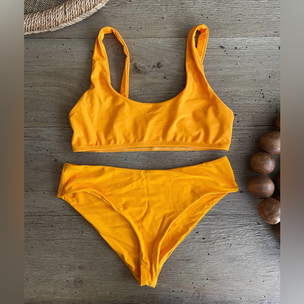 Vibrant Yellow Bikini Set